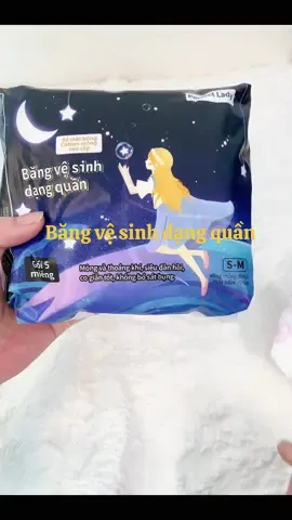 Băng vệ sinh dạng quần mỏng, thoáng khí co giãn , thấm hút tốt#TikTokAwardsVN #xuhuong #tiktok #băngvesinhquan 