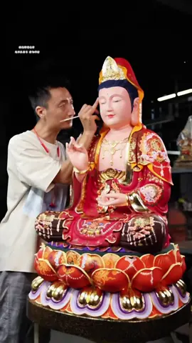 坐姿觀音座蓮#神像 #轉運 #手工 #訂製 #菩薩 