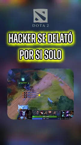 🤔 ¿HACKER se delató SOLO? ☠️ #fyp #dota2 #hacker #bug #dotaperu 
