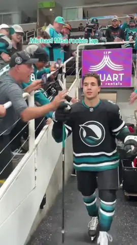 The 2025 second overall draft pick has made his NHL debut 👏 (via @San Jose Sharks) #espnsocial #NHL #hockey #hockeytiktoks #sharks 