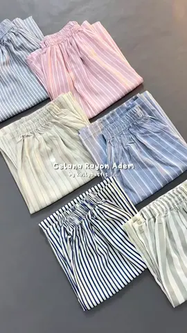 bahan nya halus, lembut, jatuh dan nyaman bgt buat daily!! 💗🫰🏻 #celanawanita #celanarayon #celanadaily #hommypants #kallyoutfit @kallyoutfit 