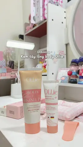 Tẩy lông không đau quá dễ với Ollie🎀✨☁️ #kemtaylong #kemtaylongollie #xuhuong #duongsua #fyp 