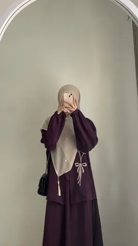 MasyaAllah cantik banget onesetnya💓#oneset #setelanwanita #gamis #bajulebaran #lebaran2026 