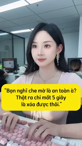 Bạn nghĩ che mờ là an toàn thật hả? 😎 Thực ra chỉ mất 5 giây là xóa sạch luôn đó! #mẹovặtcôngnghệ #tipsmobile #lậptrìnhviên #thủthuậthayho