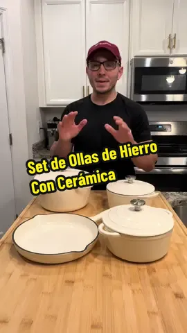 Excelente para regalo o tenerla en tu cocina en estas épocas #castiron #ceramic #set #kitchen #cocina 