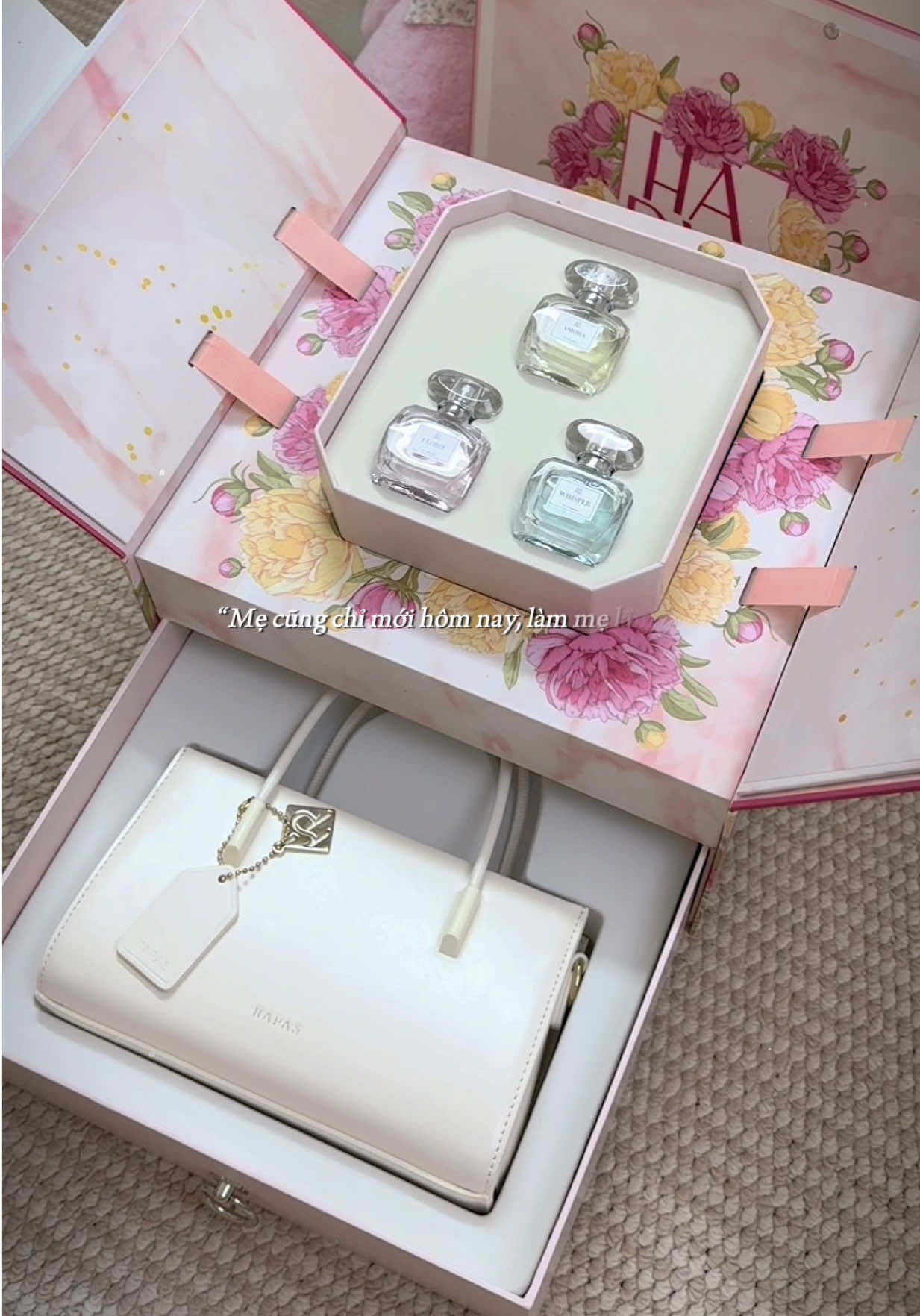 Món quà thay lời yêu thương đến mẹ 20/10 #quatangme20_10#YEUTUDIEUNHONHAT#HAPAS#tuixachcaocap