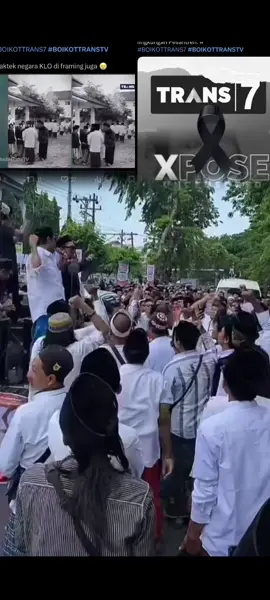 Santri dan alumni Demo atas  Trans7