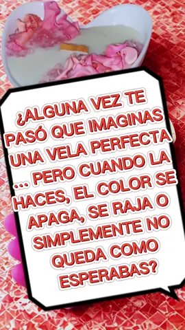 🔥 ¿Tus velas se agrietan, pierden aroma o no quedan como soñaste? No es mala suerte… es técnica. 💡 Aprende a controlar temperatura, cera y mecha para lograr acabados perfectos. 💬 Comenta VELA y descubre cómo hacerlo desde casa 🕯️✨   #velashandmade #velasartesanales  #velasaromaticas #candlemaker #velasdecorativas #jabonesartesanales  #soaplove #emprendimientocreativo  #velasartesanais  #handmadewithlove  #cursodevelas #emprenderdesdecasa #hechoconamor 