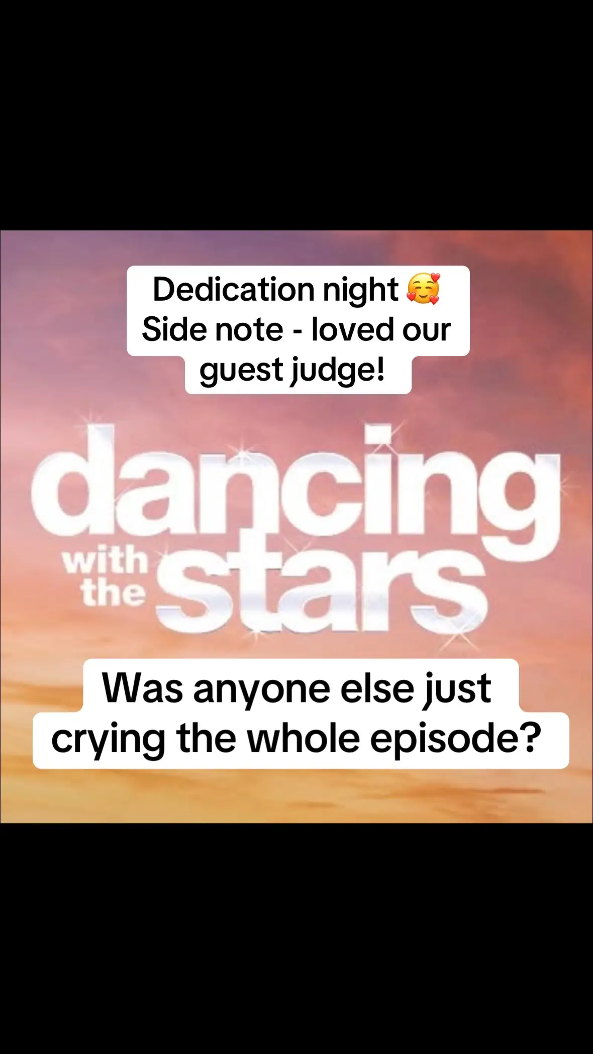 I was soooo happy to see no one get sent home ❤️ makes me so nervous for next week.. #dancingwiththestars #dwtsdedicationnight #dwts 