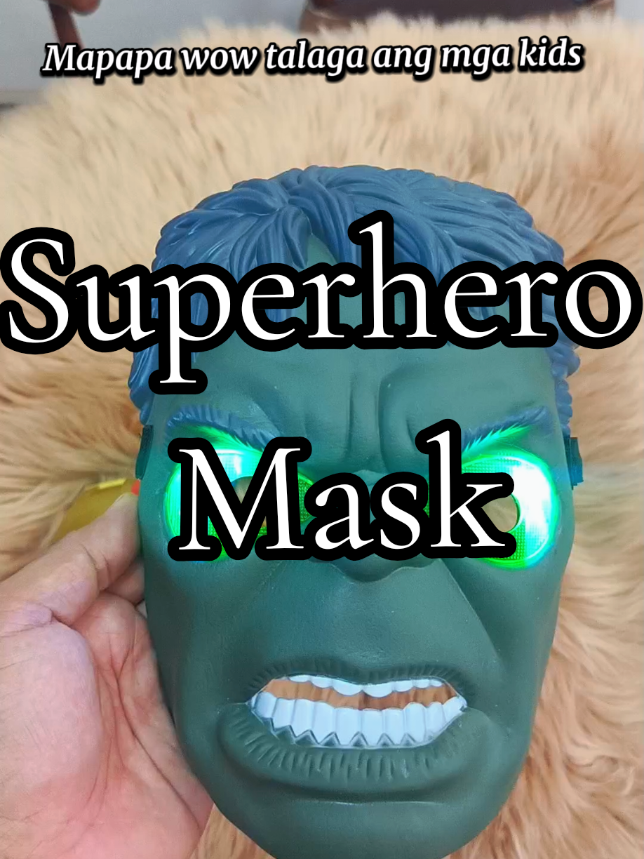 Super astig na superhero mask na may ilaw! Perfect pang costume o pang regalo. #avengers #marvel #superheromask #toysforkids #giftidea 