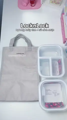 hộp cơm thủy tinh đi làm sang xịn mà lại a.n toàn nè #pandacute_18  #LocknLock #Premiumlife #vzone #hopcomvanphong 