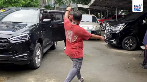 WATCH: Sarah Discaya arrives at the Independent Commission for Infrastructure (ICI) for the continuation of hearing on the alleged anomalous flood control projects. | via Joseph Morong/GMA Integrated News COURTESY: Emerson Leste