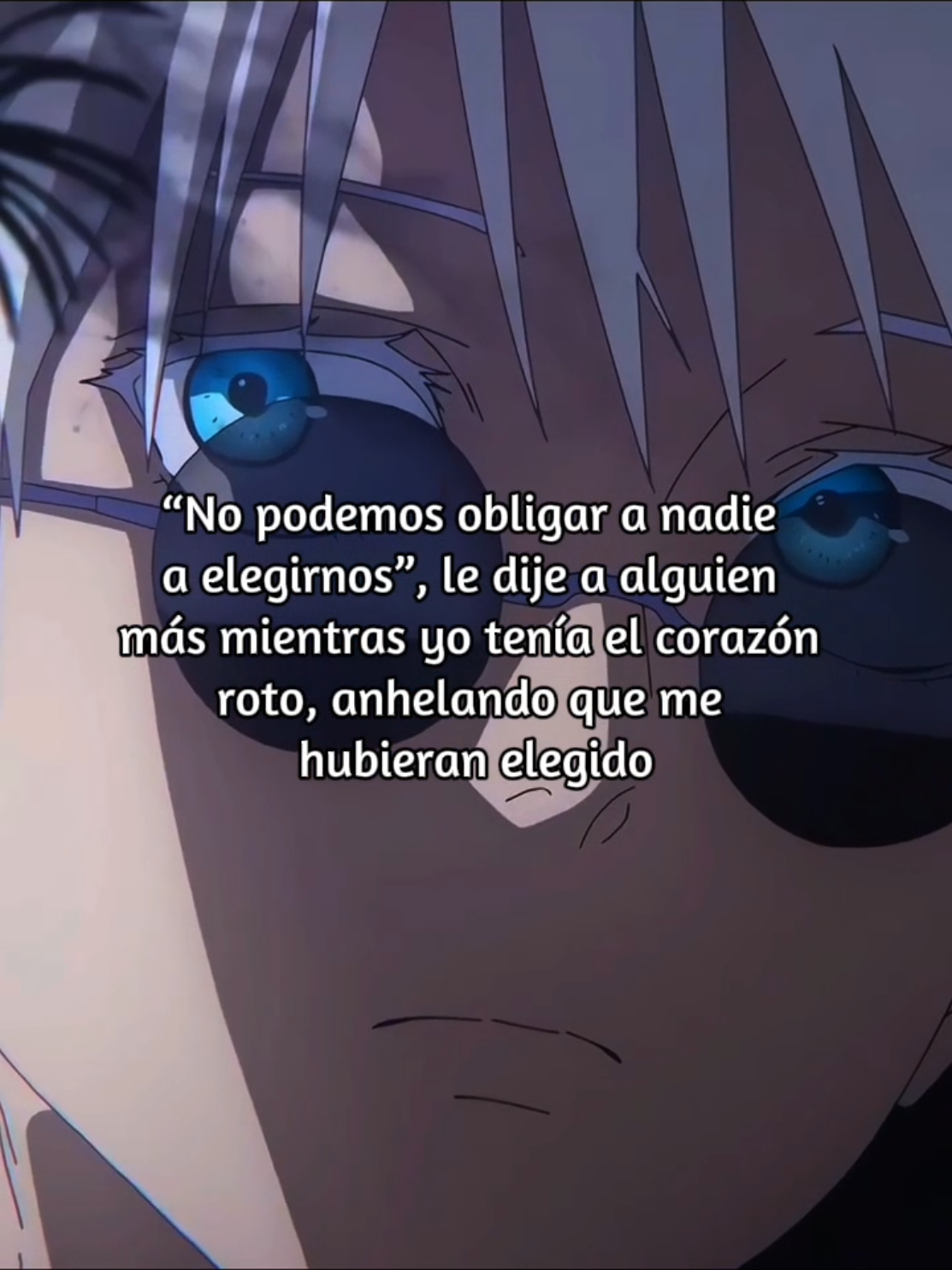 No lo logré #gojo #amor  #jujutsukaisen #tristeza #rechazo 