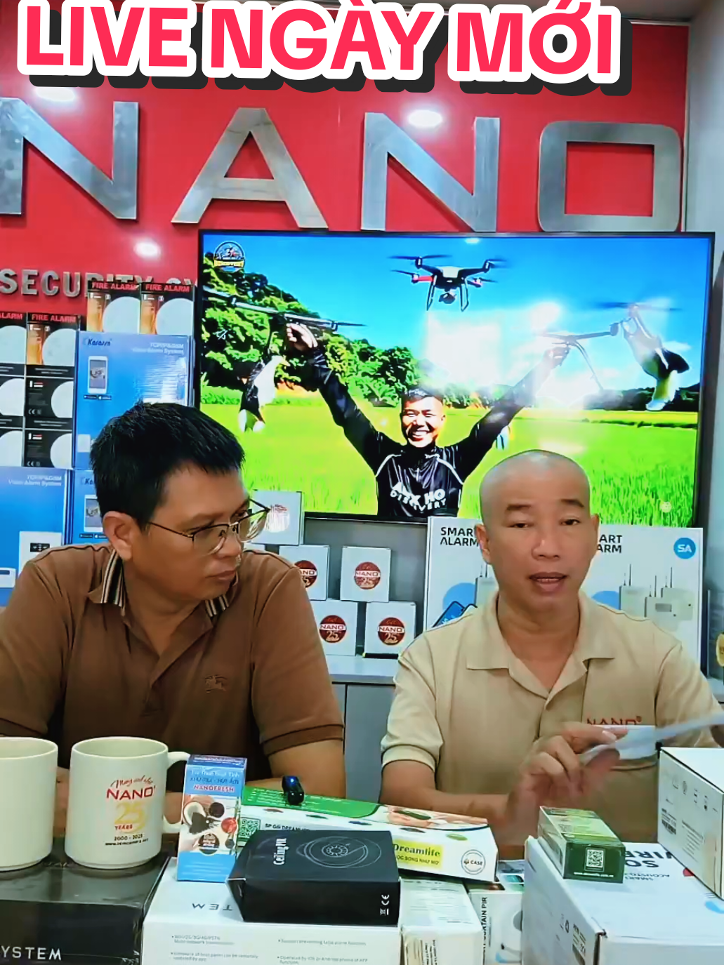 NGÀY MỚI NANO CAMERA BÁO CHÁY CHỐNG TRỘM  tiktoklive #livehighlights #tiktoklive 