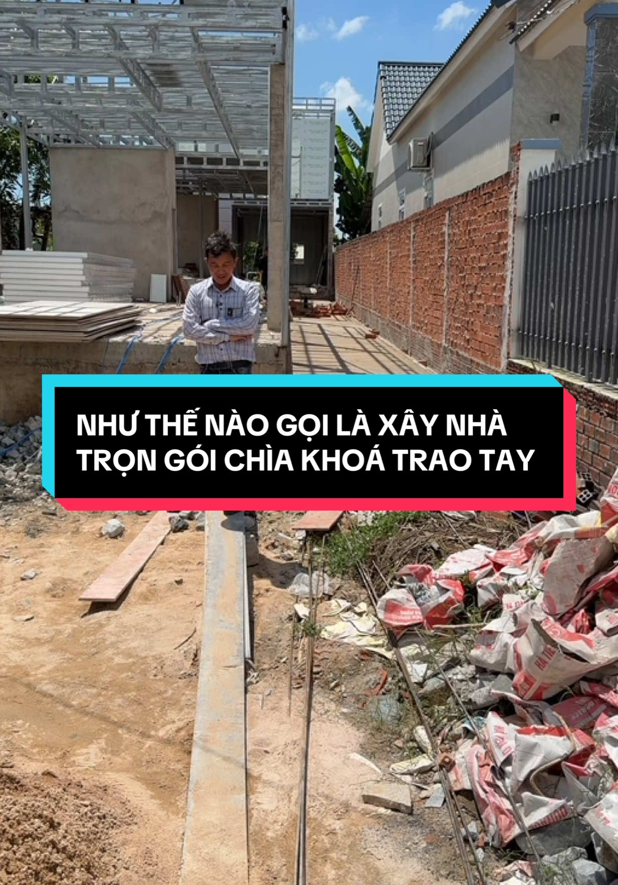 NHƯ THẾ NÀO LÀ XÂY NHÀ TRỌN GÓI, CHÌA KHOÁ TRAO TAY#nhalapghephuyhung03 #nhalapghep ##nhapanel #cauthang #nhalapgheptameco 