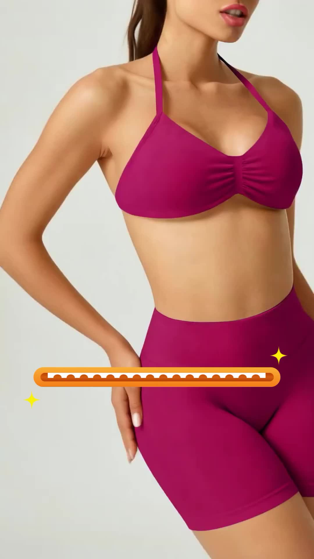 GYMSPT Women's Solid Crop Sports Bra & Shorts Sports Clothing Set, Sporty Casual Breathable Comfortable Set for Yoga Running, Stretchable Activewear, Athletic Tracksuit, Fitness Clothes, Training Clothes, Women Workout Clothes #sportsbra #shapewearbodysuits #shapewearbodysuit #shapewearshorts #flatteringactivewear #workouttops #shapewearswimsuit #gymoutfitsforwomen #workoutoutfits #shapewearbra #workoutset #womenset #gymset #gymbra #sportsbraset