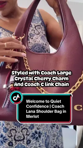 #creatorsearchinsights  Coach Lana Shoulder Bags in Merlot. Confidence isn’t loud — it’s felt. The Coach Lana Shoulder Bag in Merlot is soft power in leather form. Welcome to your new season of style. @Coach #coachbag #bagtok #coachlana #bagstyle 