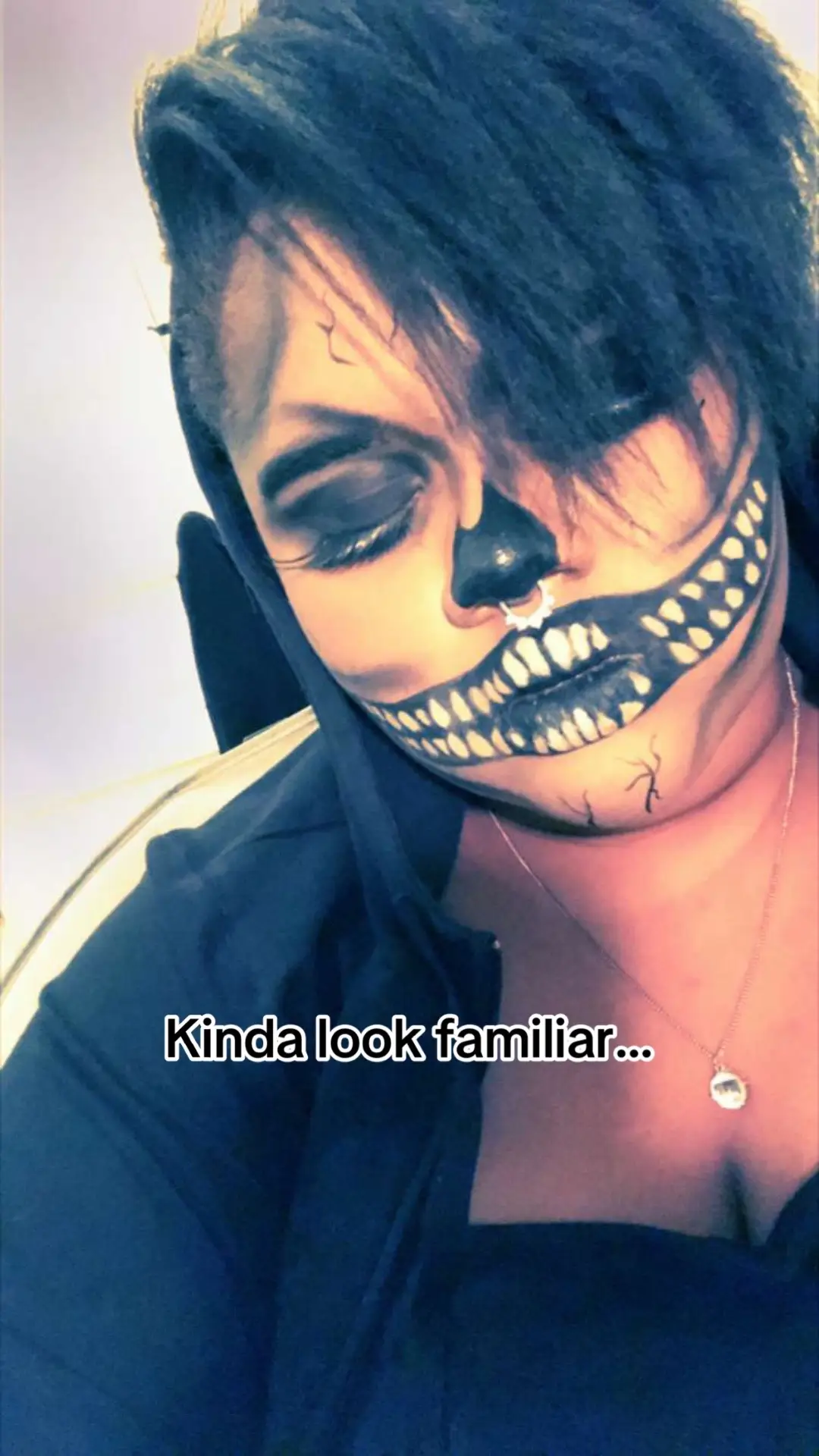 Practice makes progress y’all never give up!!😘#sanguineserah #makeup #halloween 