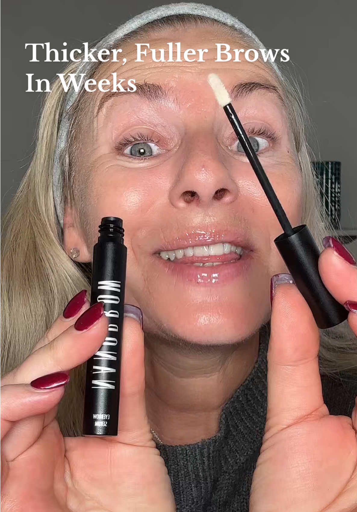 Thicker fuller brows in weeks #nanobrow #browserum #browgoals #ukbeauty #TikTokMadeMeBuyIt @Nanobrow 
