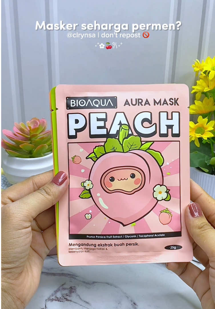 Kalau ada sheetmask semurah ini pasti langsung auto beli 😅✨ #masker #sheetmask #bioaqua #sheetmaskbioaqua #maskerwajah 