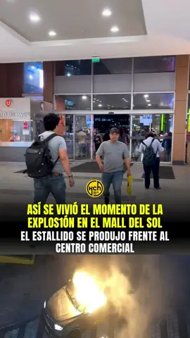 Las personas que se encontraban dentro del Mall del Sol, al escuchar el estruendo de la explos1ón del coche b0mb4 en la av. Joaquín Orrantia, frente al centro comercial, salieron del lugar de inmediato. 🚨 Más detalles en kchcomunicacion.com 📲 📻 90.9 FM | kchtv.com 📺 #guayaquil #malldelsol #ecuador #emergencia #norte