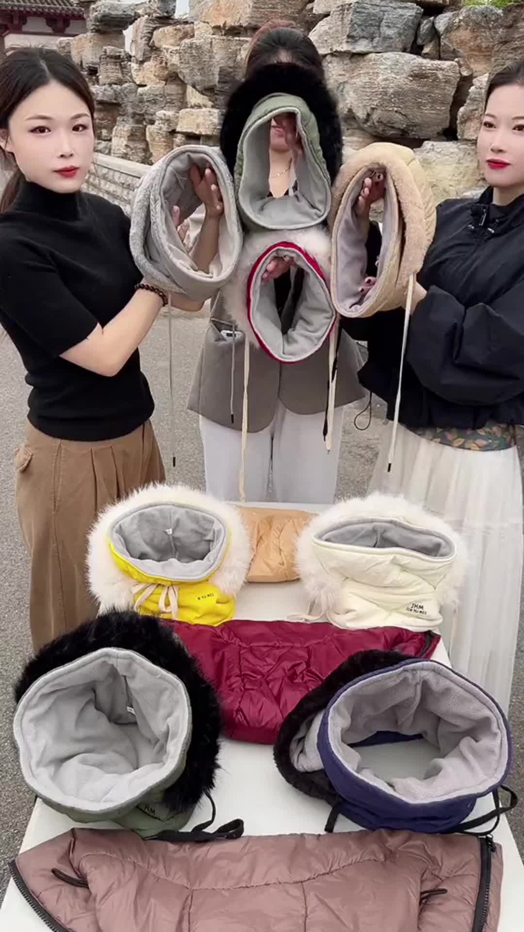 หมวกปั่นจักรยาน มาใหม่ ทนความเย็นและกันความร้อน หนา มีปลอกคอและหมวกในตัว ให้การป้องกันหู 