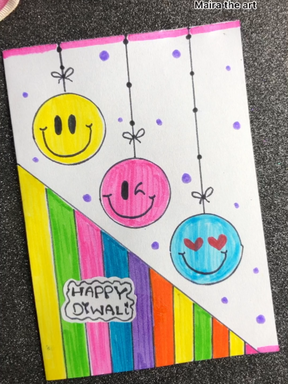 last minute 😳 Happy diwali gift card ♥️ 2025 #DIY #gift #Diwali #craft #foryoupage 