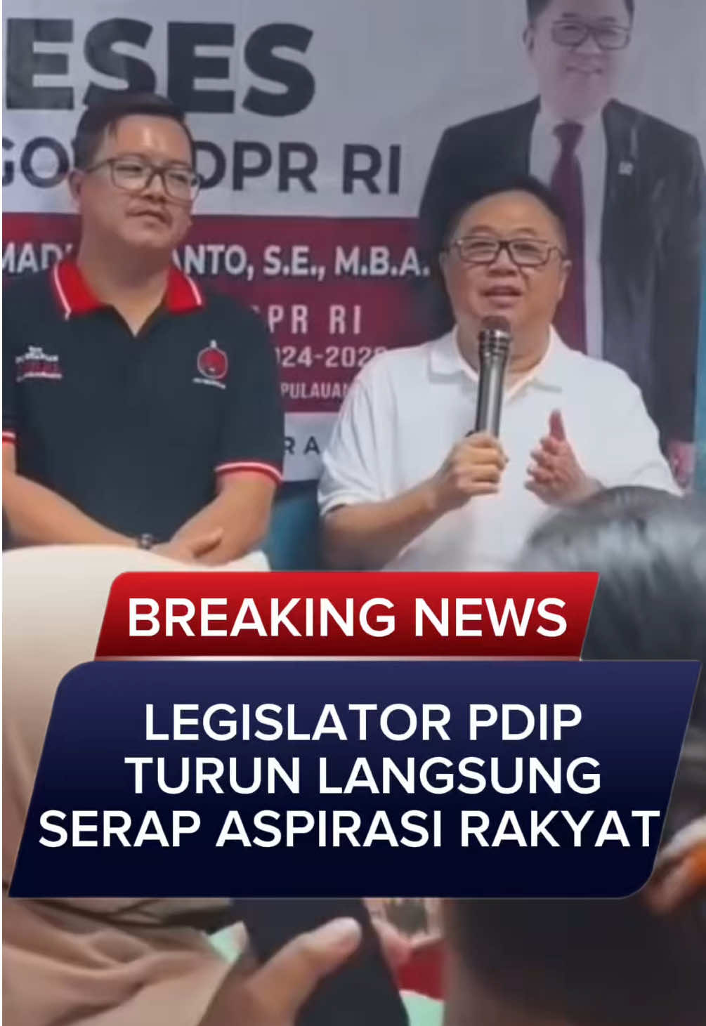 Tak sekadar janji, Legislator PDI Perjuangan hadir serap aspirasi masyarakat di lapangan #dprri #pdiperjuangan #fraksipdiperjuangan 
