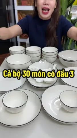 30 món bộ bát đĩa gốm sứ cao cấp #batdiadep #bobatdia #bobatdiacaocap #xuhuong #thuythothe 