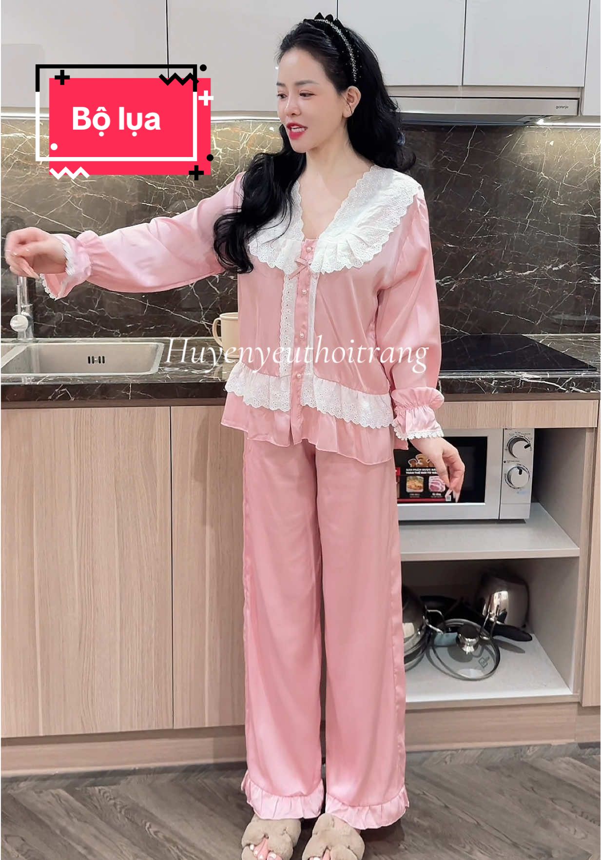 Bộ lụa xinh #xuhuong #bongu 