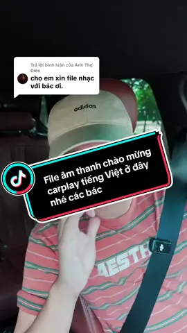 Trả lời @Anh Thợ Điện  âm thanh chào mừng trên carplay bằng tiếng Việt đây nhé các bác ơi