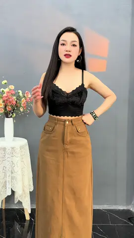 Chân váy jeans xinh #chanvay #chanvayxinh #myhanhstore #phoidoxinh #thoitrang 