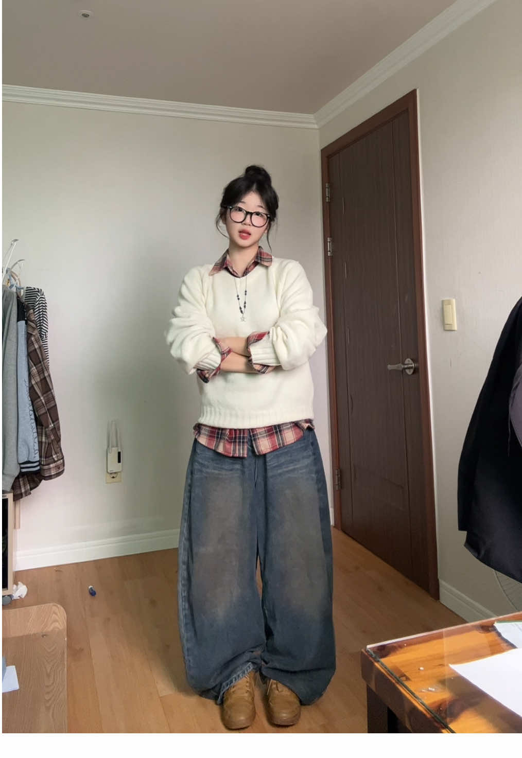 니트의 계절이 왔다🍂 #fyp #runts #OOTD 