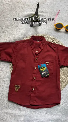 Dijamin gak bikin gerah sayy 🥰😍 #fyp #kemejasigaret #kemejapolos #kemejaanak #kemejapremium 