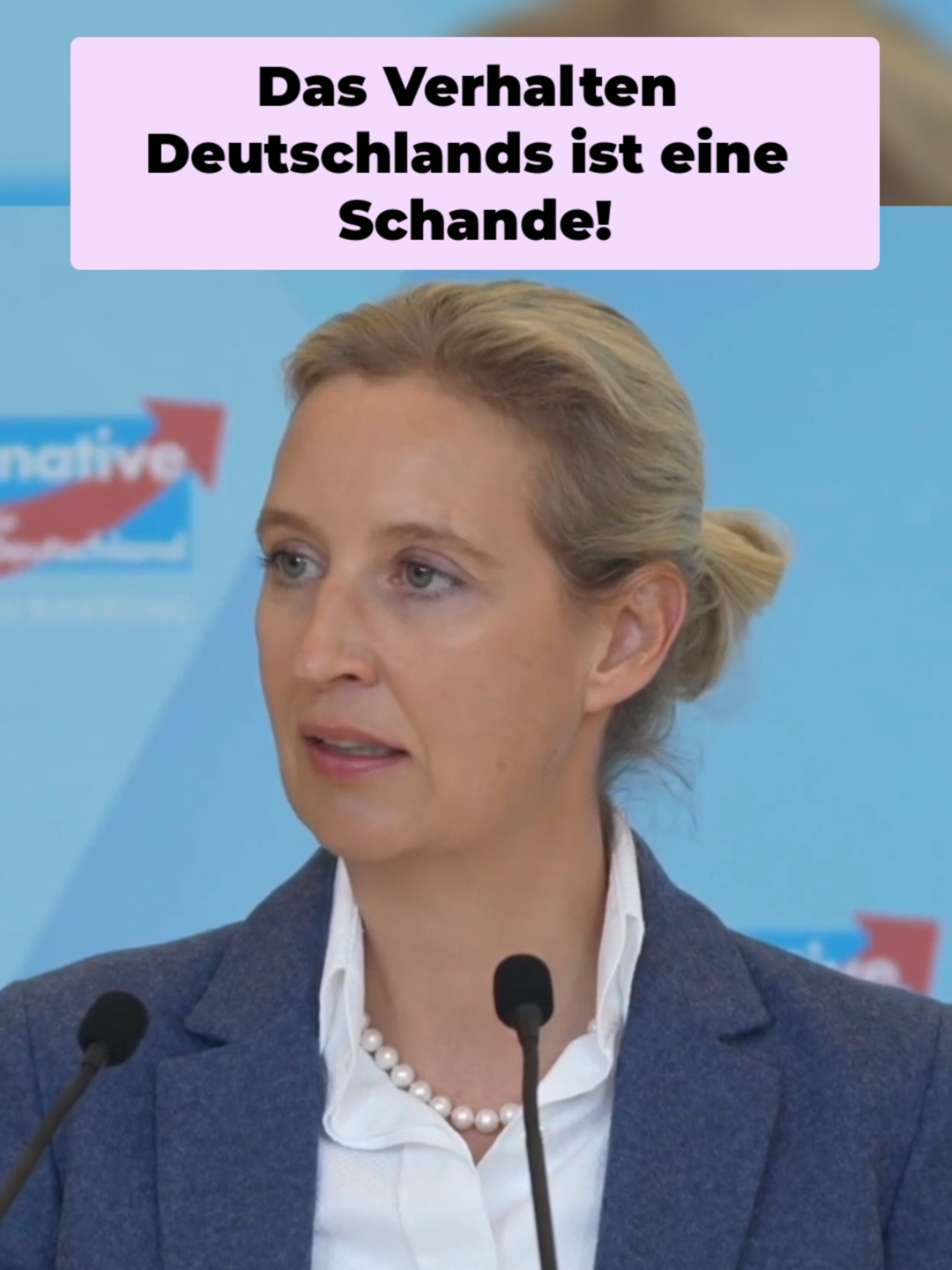 Alice Weidel: das Verhalten Deutschlands ist eine Schande! #foryou #news #deutschland #viral #nachrichten #aktuell #ukraine #putin #breakingnews