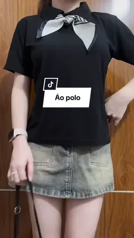 Áo polo nữ mặc mùa nào cũng xinh🤩🤩 #xuhuong #aopolo #phoidoxinh 