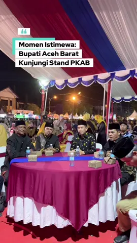Bupati Aceh Barat meninjau stan-stan Pekan Kebudayaan Aceh Barat (PKAB) dalam rangka HUT Kota Meulaboh ke-437. Kunjungan ini menjadi bentuk dukungan dan apresiasi terhadap berbagai inovasi, kreativitas, serta potensi lokal yang ditampilkan oleh OPD, pelaku UMKM, dan masyarakat Aceh Barat. #AcehBarat #pkab #hutmeulaboh #stan #bupatiacehbarat 