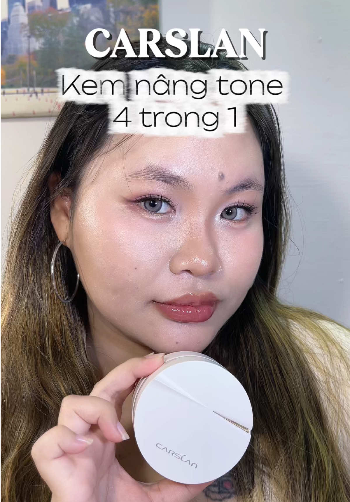 Kem nâng tone nhà @Carslanvn  vừa tiện lợi vừa đa năng mà hũ to xài lâu hết lắm á mí nàng ơi 🥰 #goclamdep #reviewlamdep #kemnangtone #kemnangtonecarslan #carslan 