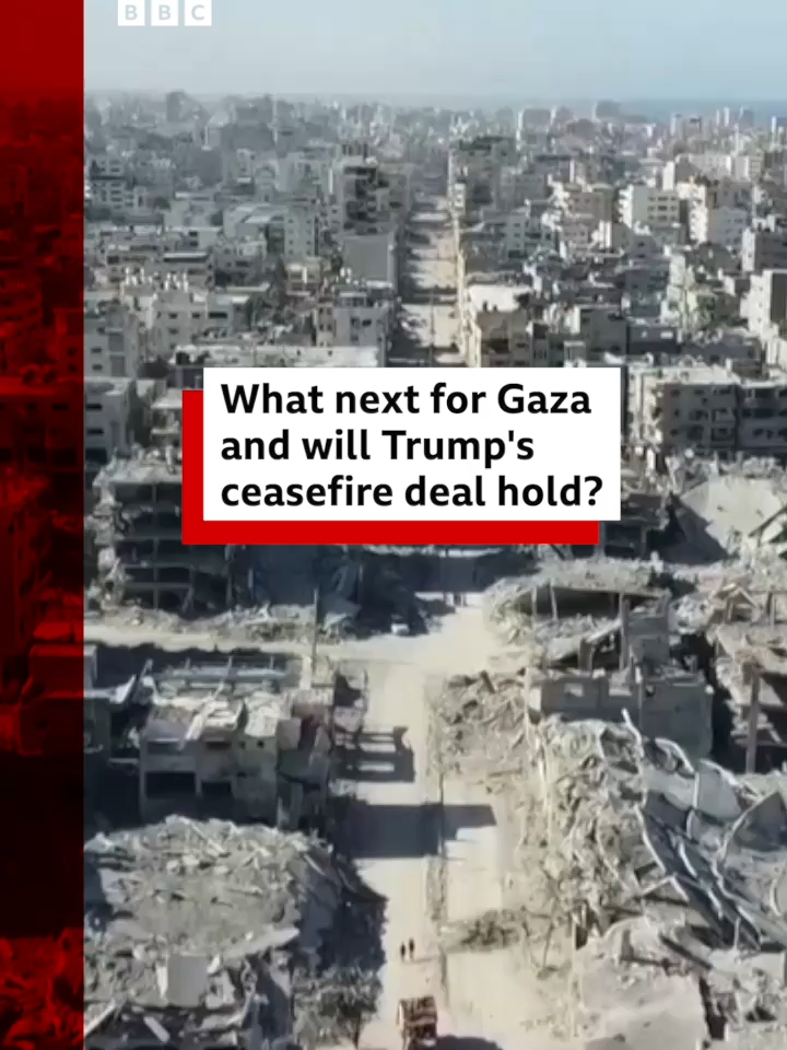 UN aid agencies say the challenges to begin reconstruction are immense. Meanwhile Israel has threatened to further restrict humanitarian aid into Gaza until the remains of all 28 hostages are returned. #MiddleEast #DonaldTrump #News #BBCNews