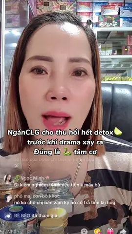 Khi drama xảy ra boss🐍 cho đại lý thu hồi lô d.e.t.o.x chanh, ko cho trưng bày ở cửa hàng và ko cho cất tại nhà riêng!??? Chị chuẩn bị hết rồi nên tự tin ghê 😏😏😏 #ngancollagen #ncollagen #ngan98 #drama #live