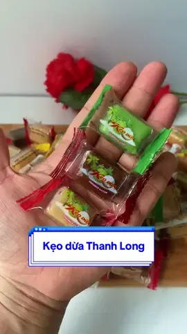 Kẹo dừa dẻo Thanh Long ít ngọt, thơm, béo ăn cuốn lắm#xuhuong #TikTokAwardsVN #keodua 
