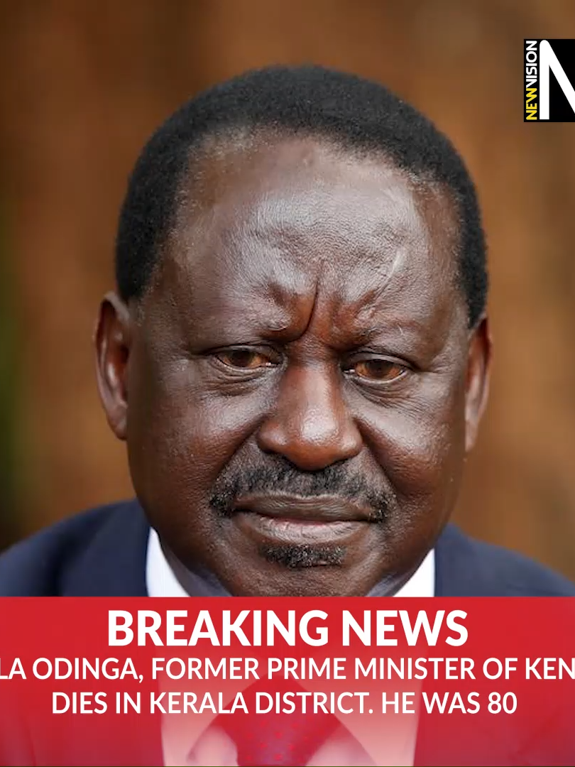 🚨 BREAKING: Former Kenya PM Raila Odinga Dies in Kerala, India at 80 #NewsInBytes #VisionUpdates #fypシ゚ #RIP
