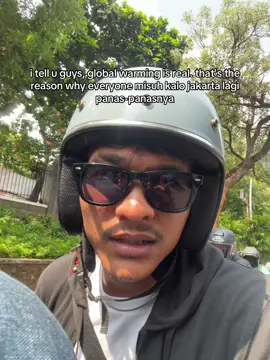 kalo kaya gini siapa yang harus bergerak? #globalwarming #jakarta #panas 
