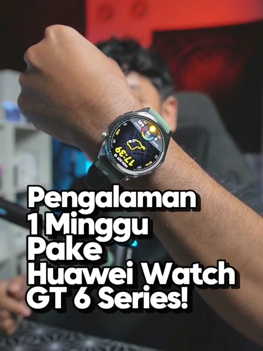 Setelah pake 1 mingguan gw berani ngomong kalo Huawei Watch GT 6 ini beneran super awet banget baterai nya cuy ! Di pake aktifitas berat dengan semua fitur aktif sekalipun baterai nya tahan lama, dan gw berasa dapet banyak banget di Smartwatch ini karna fitur nya yang lengkap buat semua aktifitas, dari gw approve dan sangat worth it untuk kalian beli buat jangka panjang 🔥 #HuaweiWatchGT6 #HuaweiWatchGT6Series #HuaweiSmartwatch #smartwatch #fashionsmartwatch