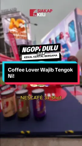 Yang kental pasti bedal kopi triple shot. Lebih kaw, lebih padu. Barulah boleh hadapi hari dengan tenang. #coffelover #nescafe #kopi 