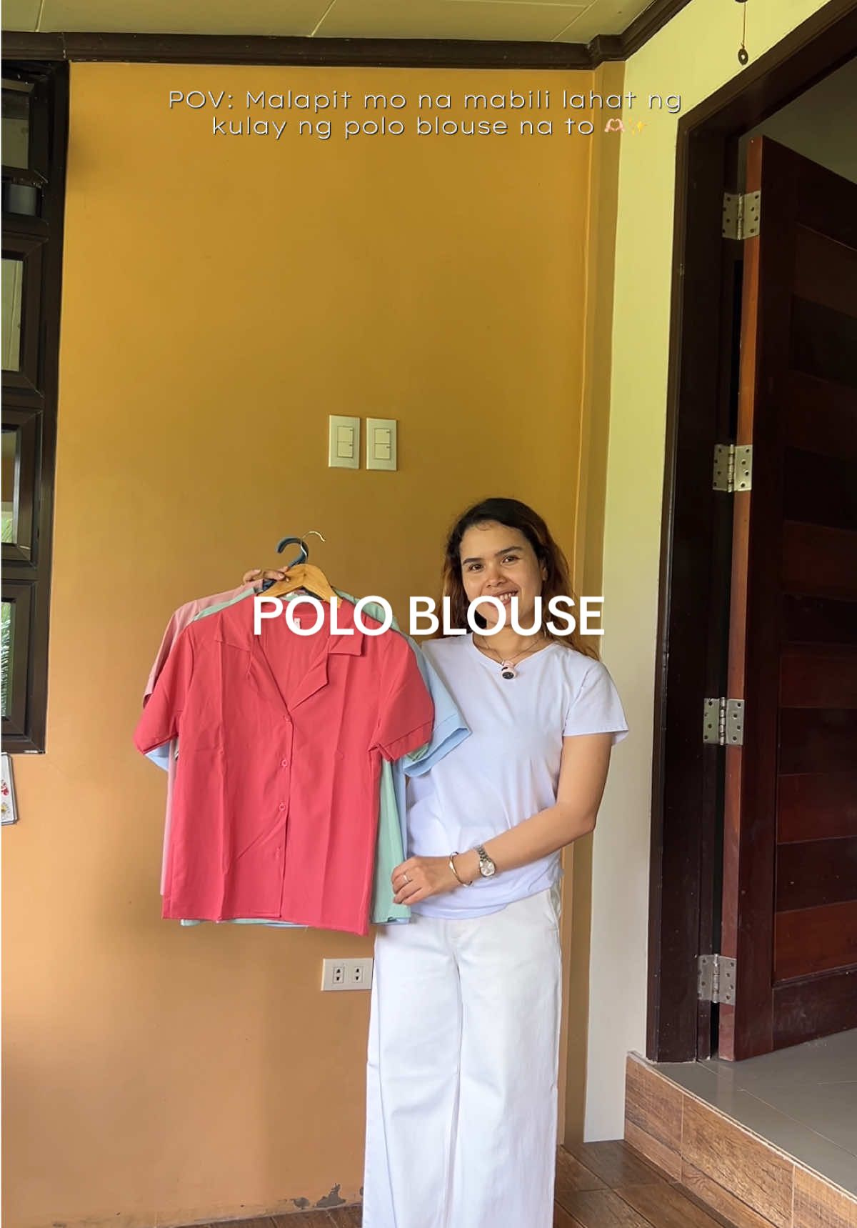 Kunti nalang kumpleto na kayo 😍🫶🏻 #trend #poloblouse 