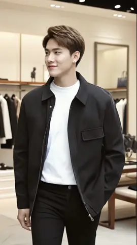 Áo khoác Kaki nam LeeZone cao cấp-màu đen trơn sang trọng #aokhoacnam #aokhoackaki 