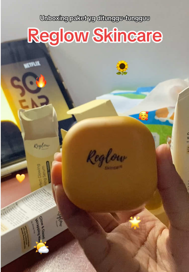 Akhirnya produk baru dari @Reglow by Shindy Putri dateng juga 💛🥹🥰🥰 #reglow 