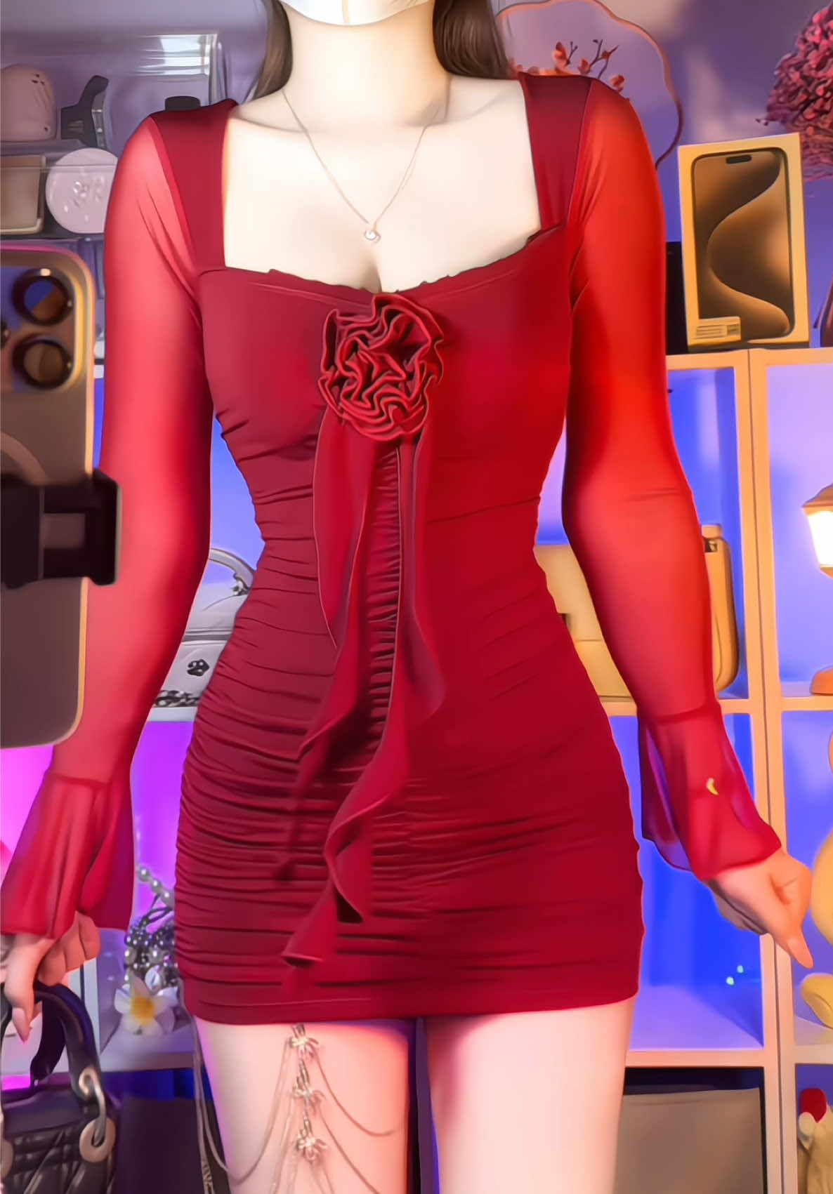 Giá như chưa biết tới em này, biết rồi u mê không lối thoát🤭 #dambody #damxinh #macdepmoingay #anvyboutique #goclamdep 