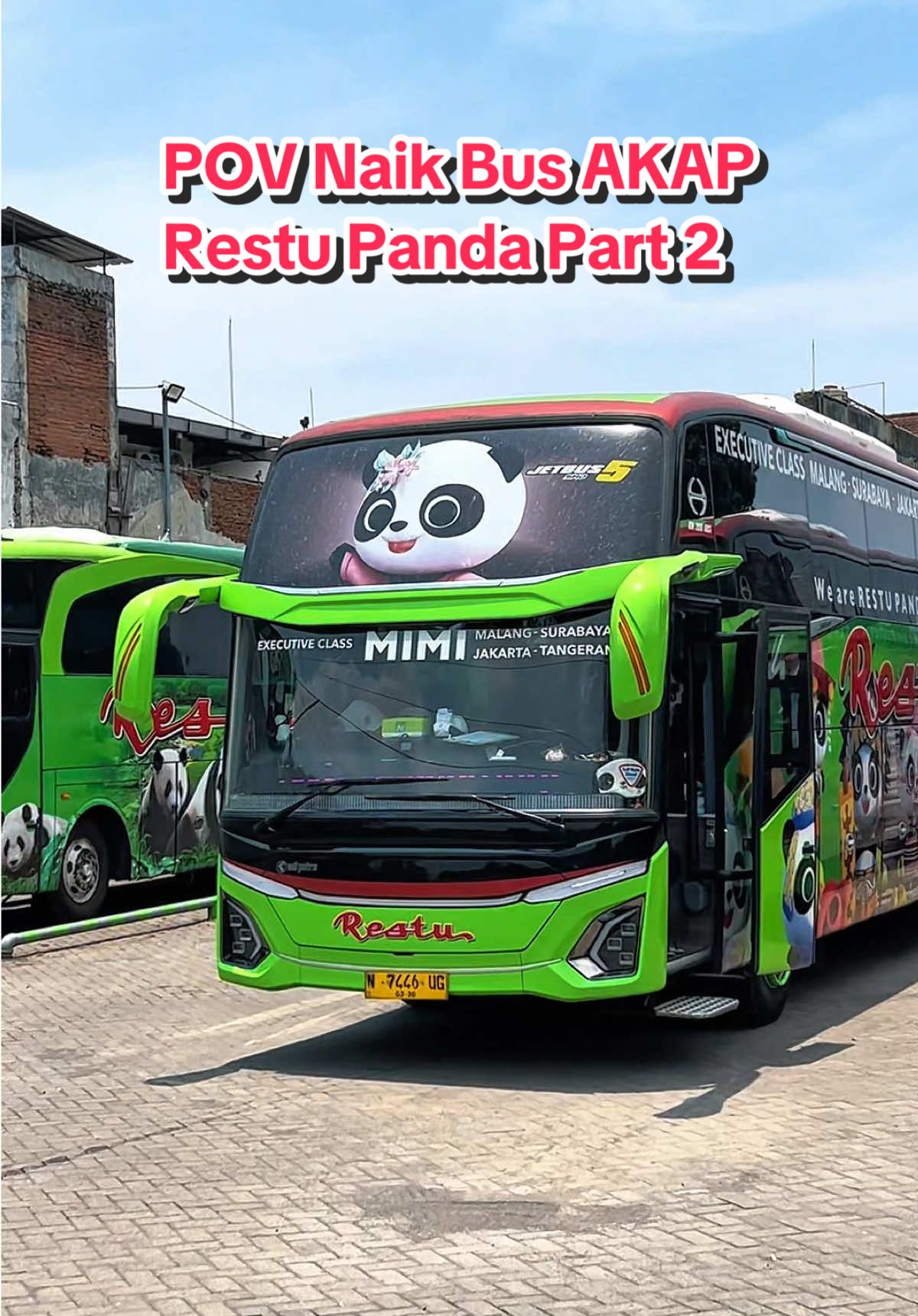 Sebanyak itu fasilitasnya, bikin perjalanan jauhmu jadi lebih nyaman dan aman #restupanda #AKAP #busrestu #restupandagroup #jakarta 